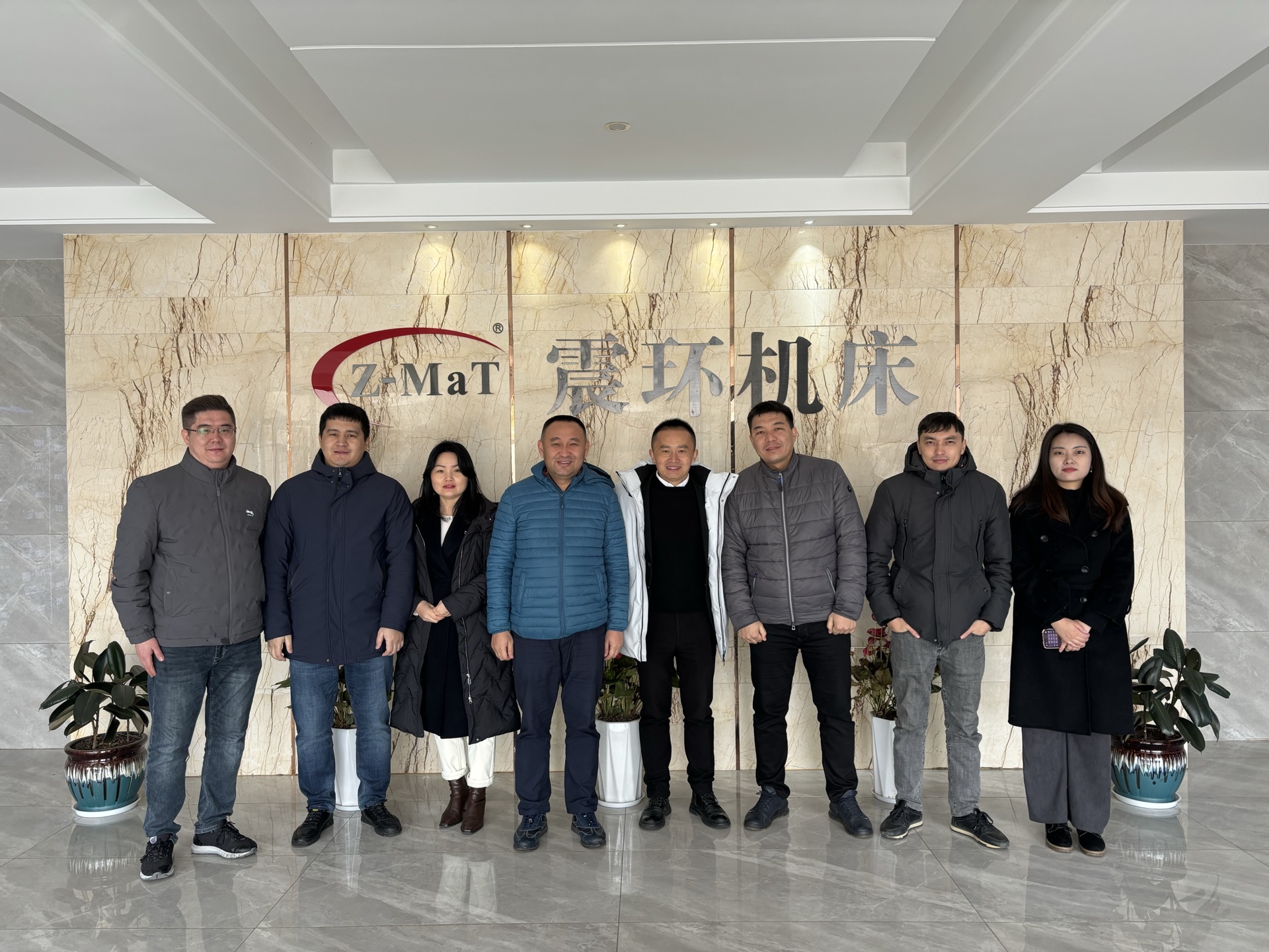 Kerwen factory reception with customers