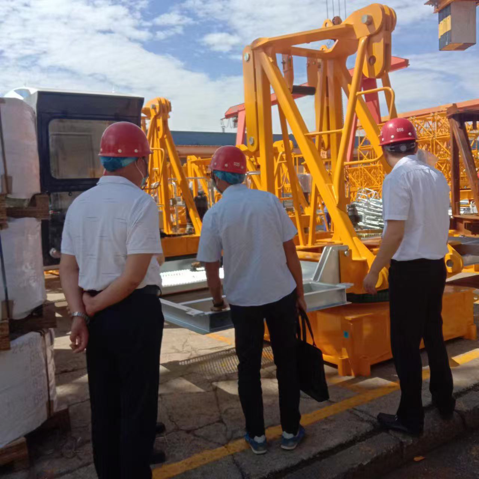 Kerwen tower crane component inspection
